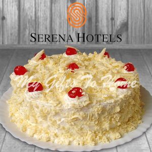 White Forest Cake From Sarena Hotel