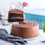 German Fudge Cake Layers